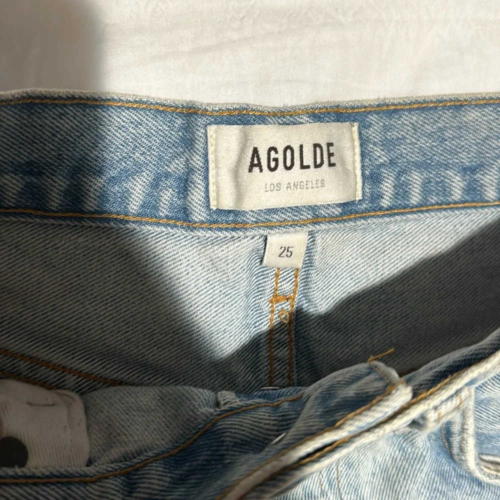 Agolde Riley denim short - Picture 4 of 8